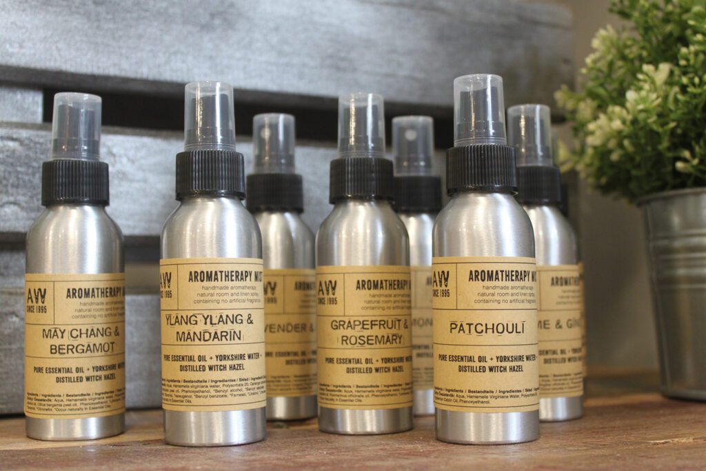 sprays de aceites esenciales