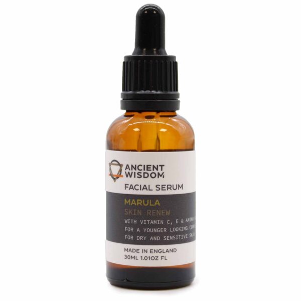 serum facial con aceite de marula