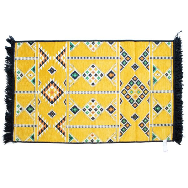 alfombra kilim amarillo