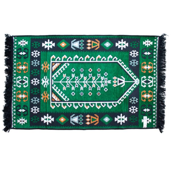 alfombra kilim verde