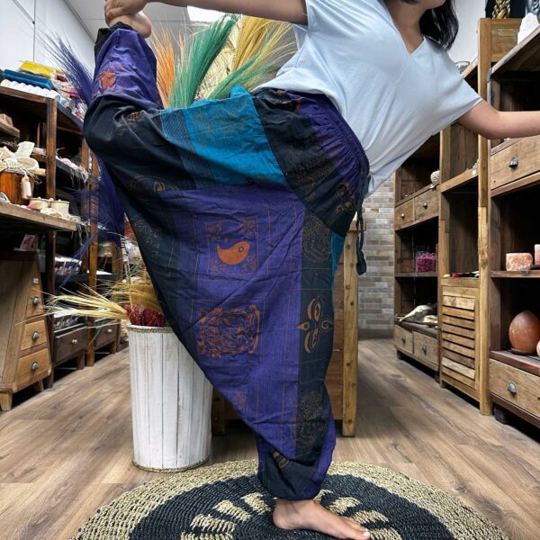 pantalon yoga y festival alladin morado