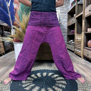 pantalon yoga y fesrival pescador thai morado